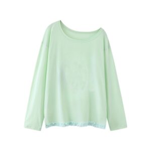 Trendy Oversized Green Long Sleeve